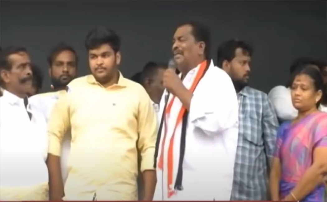 Candidate who collected votes by crying!