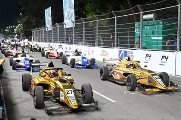 Formula 4 car race completed;
