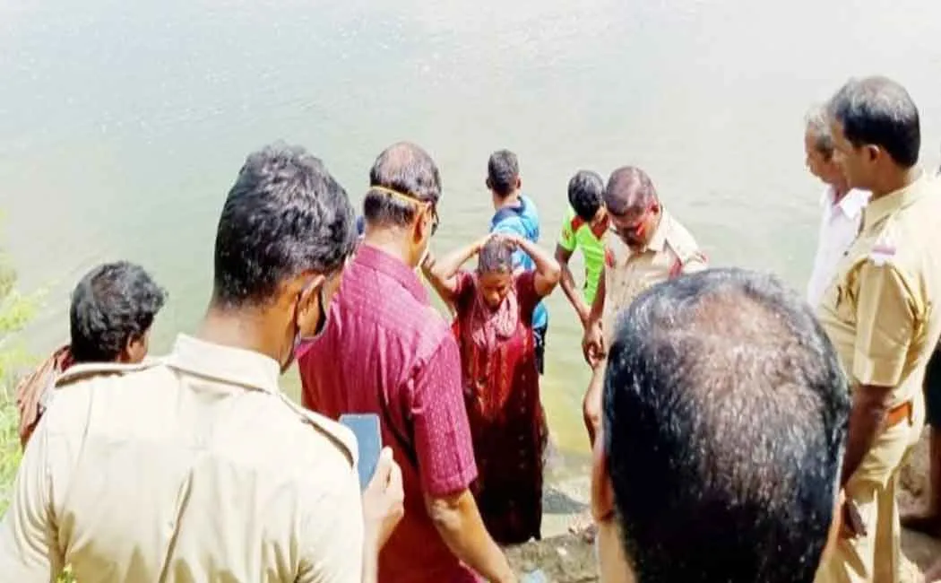 Firefighters rescue those stranded in the river