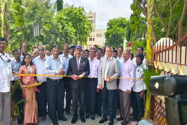 Laboratory and new road inaugurated by NLC Chairman at Annamalai University 
