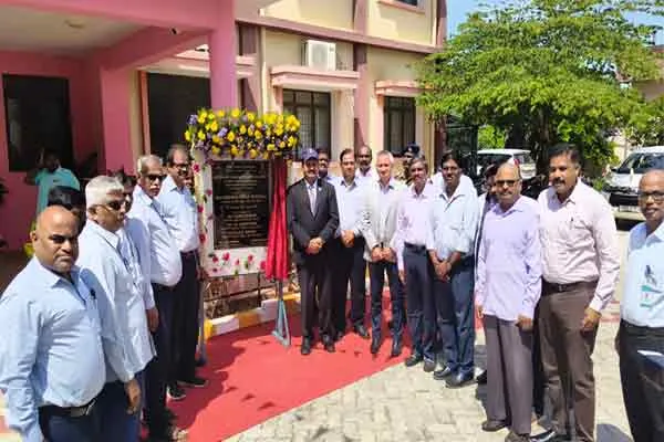 Laboratory and new road inaugurated by NLC Chairman at Annamalai University 