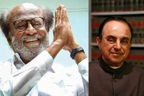 subramanian swamy about rajini political entry