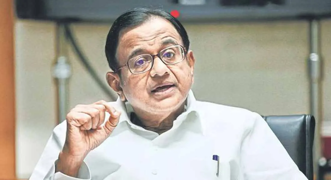 Livelihood of the poor is paralyzed - P Chidambaram