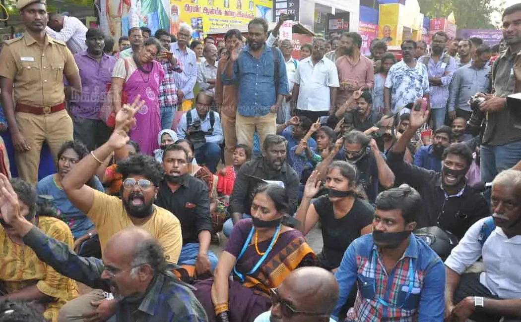 chennai book fair issue