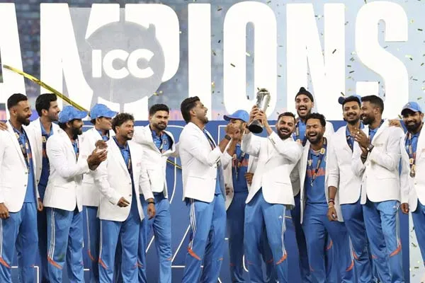 Champions Trophy Series Indian team wins the trophy heaps of praise