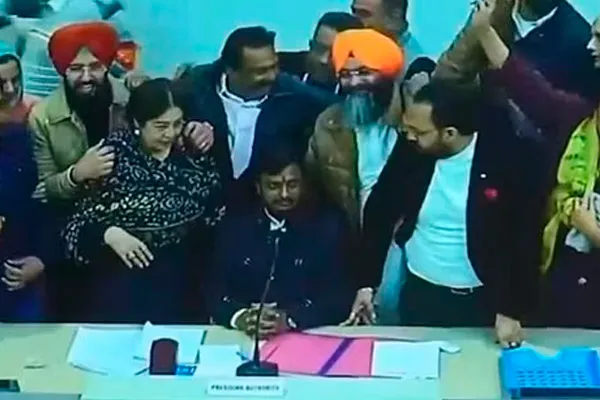 The court refused to ban for Chandigarh Mayoral Election result