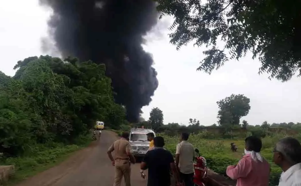 chemical factory fire accident in maharashtra