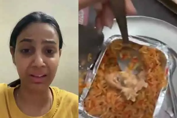  police arrest hotel owner for Young woman in tears after being served chicken biryani instead of veg briyani