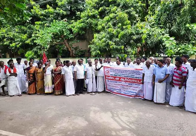 At a lower cost to the National Highway  against land acquisition farmers 