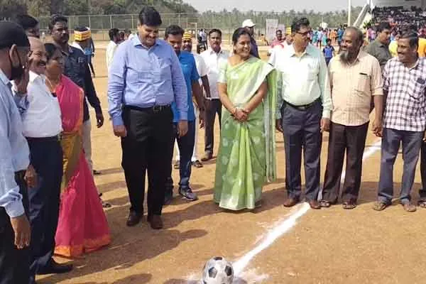 tamil nadu chief minister cup sports game in karur district 