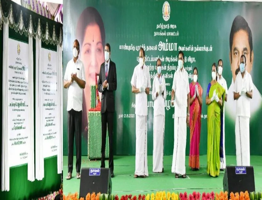 cm palanisamy press meet at namakkal