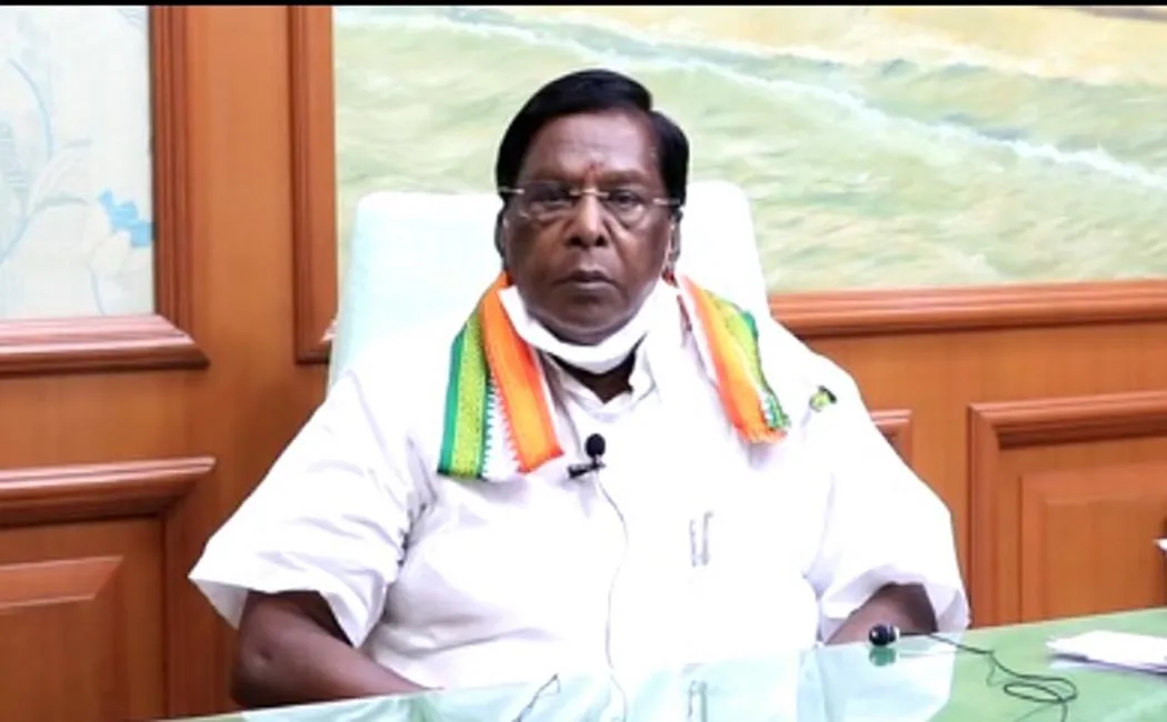 puducherry cm narayanasamy pressmeet