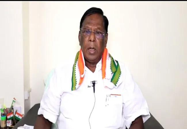 puducherry cm narayanasamy press meet 