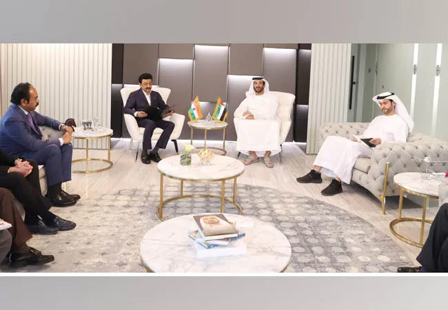 Chief Minister MK Stalin invites UAE Ministers to visit Tamil Nadu