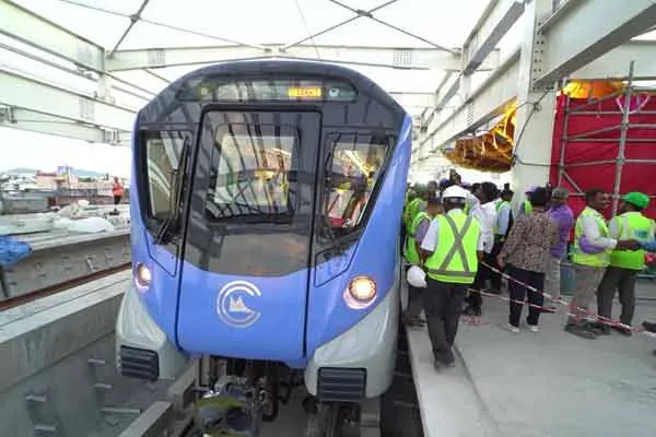 Driverless metro train test run successful