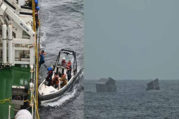 Ship starts sinking at sea Coast Guard issues advisory