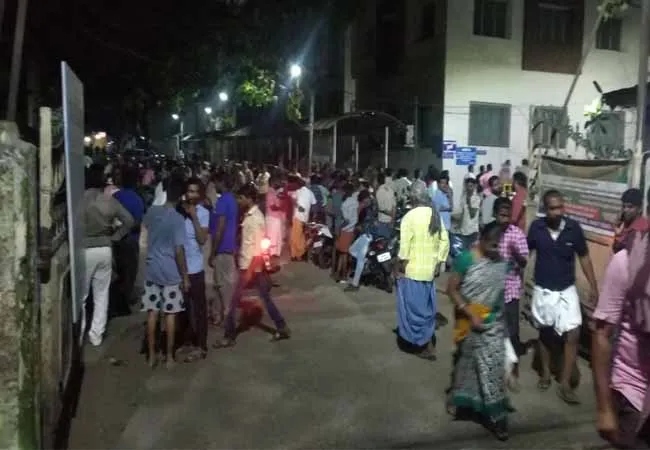 coimbatore party leader incident admit hospital police investigation 