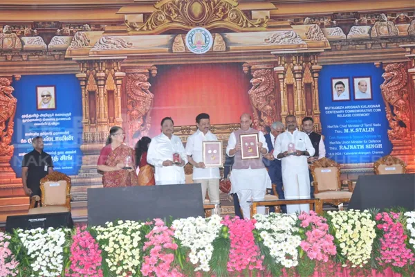 CM mk stalin says kalaignar stands tall as a leader that India admires