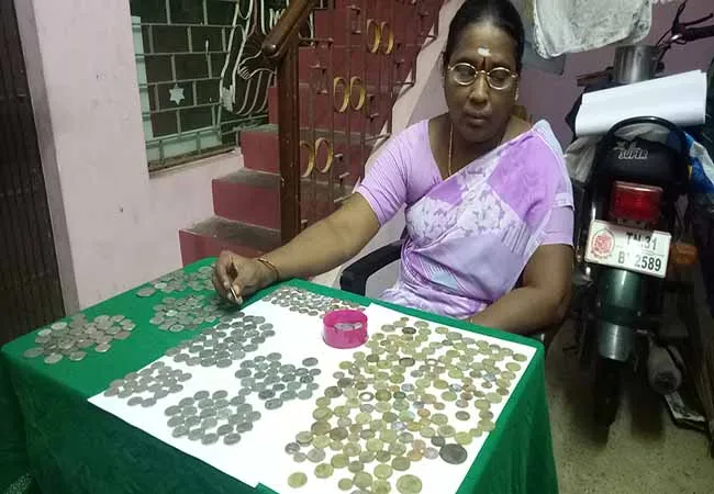 cuddalore virudhachchalam family that has been collecting multinational coins for three generations