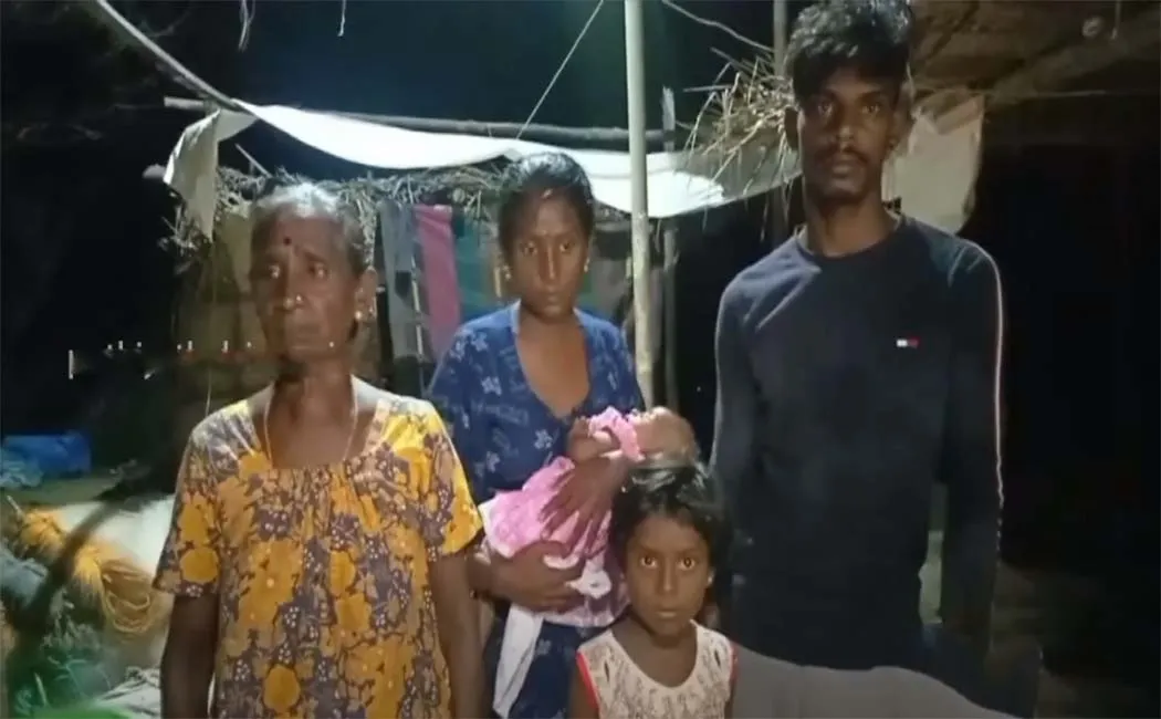 5 members of the same family from Sri Lanka seek refuge as refugees!