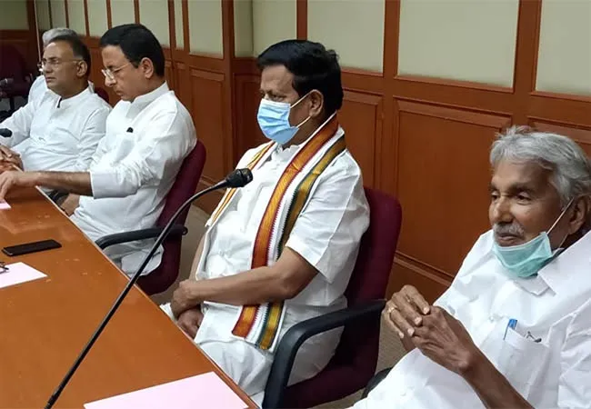 tn assembly election dmk and congress parties leaders discussion 
