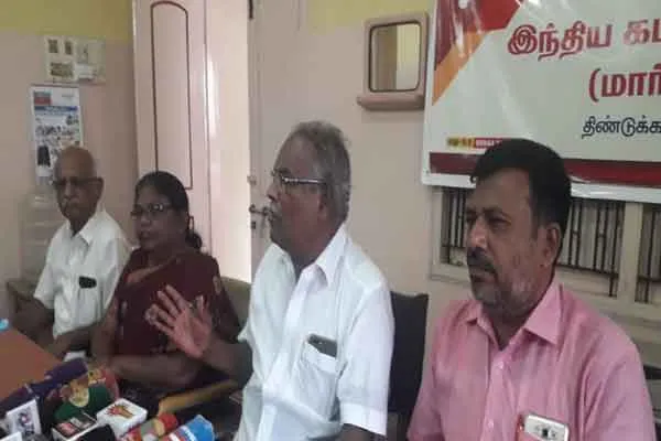 communist leader balakrishnan raise voice for farmers
