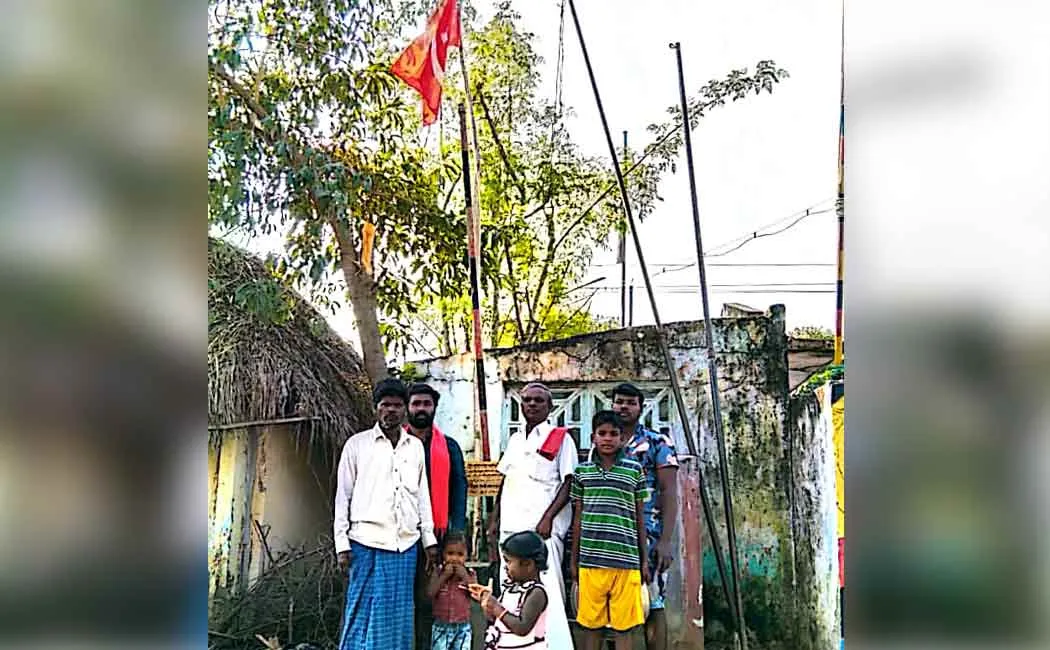Communist Party Celebrates senior leader Nallakannu's Birthday