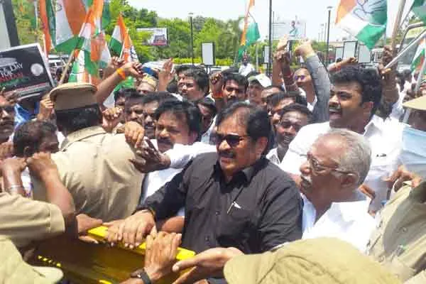congress party trichy district related incident for rahul gandhi disqualification issue