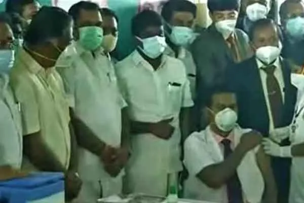 corona injected to people in 160 centres