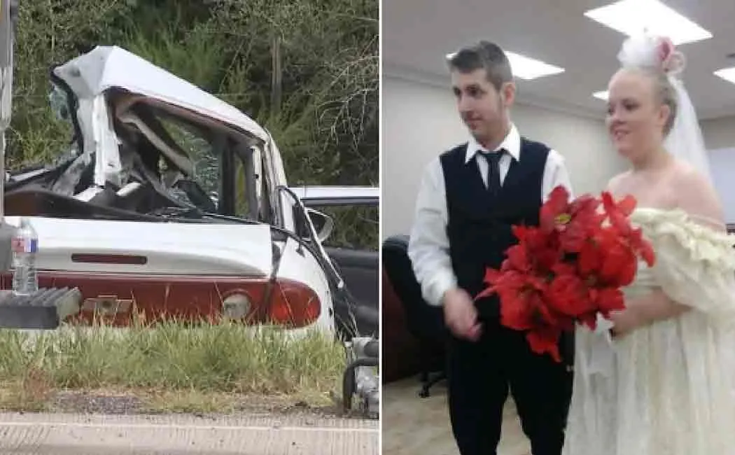 american couple met with accident