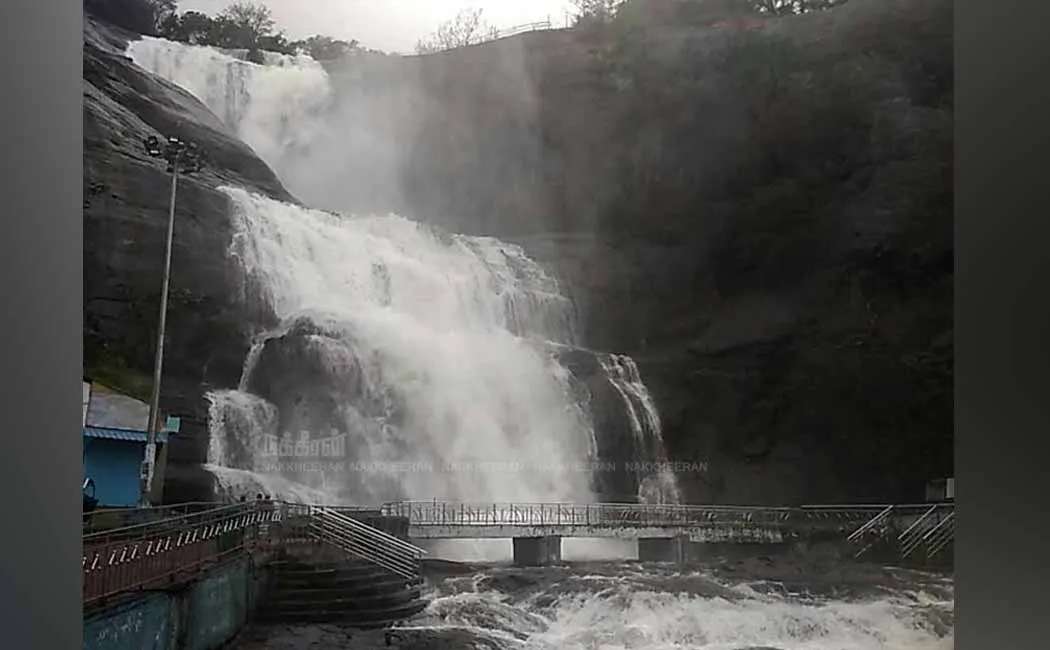 Bathing in Courtalam main waterfall prohibited