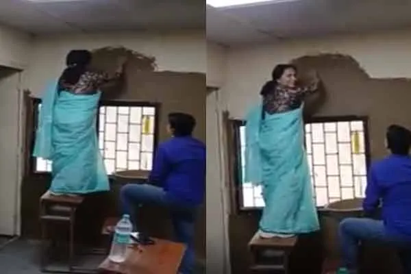 College principal's bizarre explanation for Controversy over cow dung painting on classroom walls