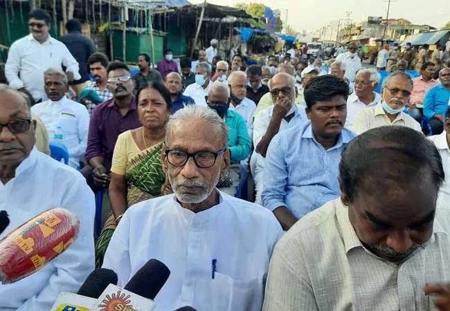 Demonstration on behalf of the Tamil National Front demanding the arrest of the Natarajar Temple Dikshitars!