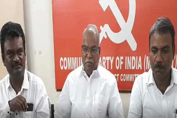 cpim balakrishnan talks about north indian laboures at karur 