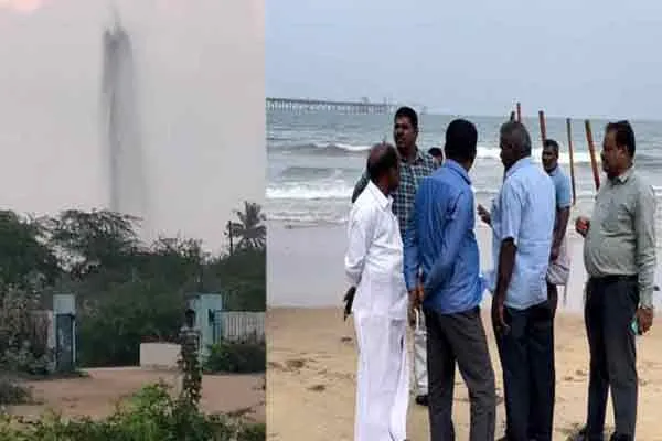 crude oil leak incident in nagapattinam district fishermans shocked 