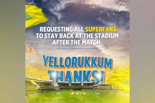 CSK kept the fans in suspense