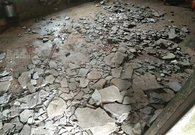 cuddalore district viruthachalam Residential residents live in fear as houses collapse in Samathapuram