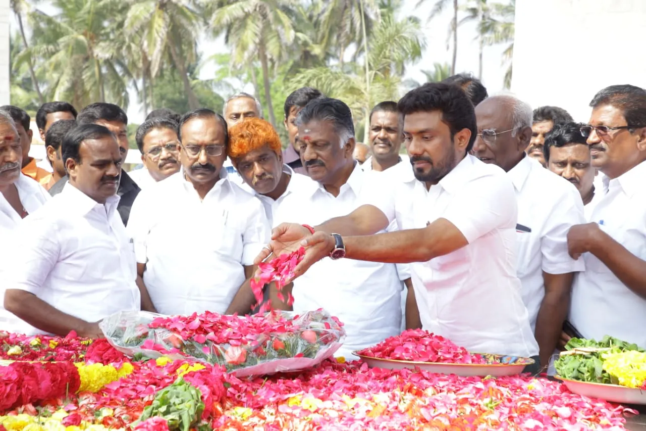 ops son politics in theni admk 