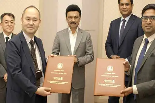 tamilnadu cm mk stalin foreign visit agreement signed japan company 