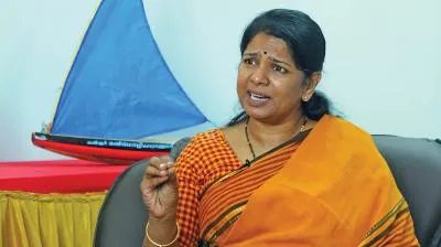 dmk kanimozhi twit 