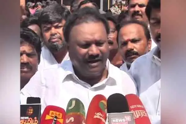 dindigul srinivasan talks about cm foreign trip karur it raid 