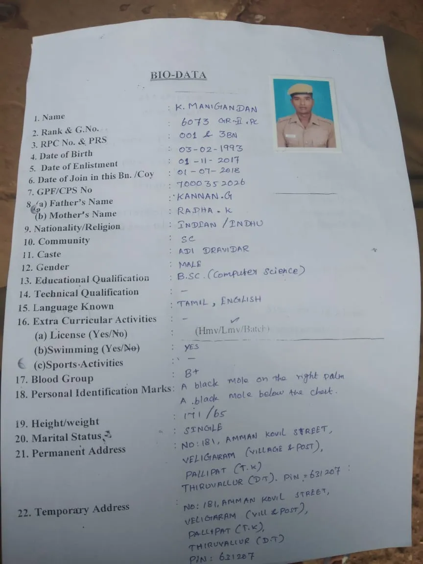 policemen suicide in armed forces office!!