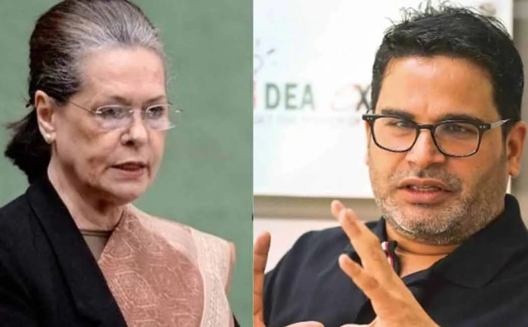 prashant kishor -sonia gandhi 