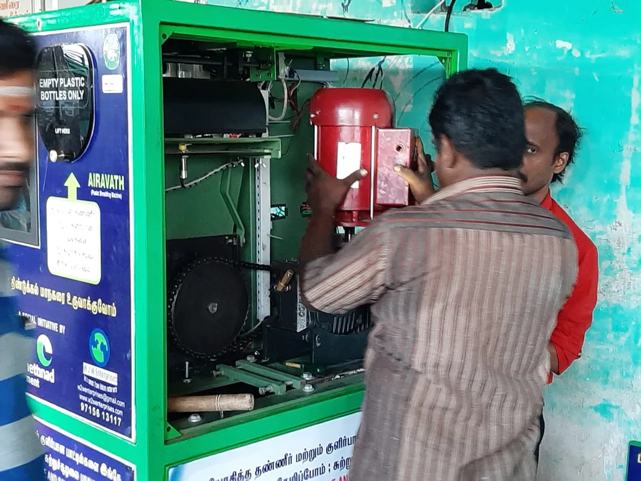  The Minister's inaugural Plastic Half Machine repair In One Week!