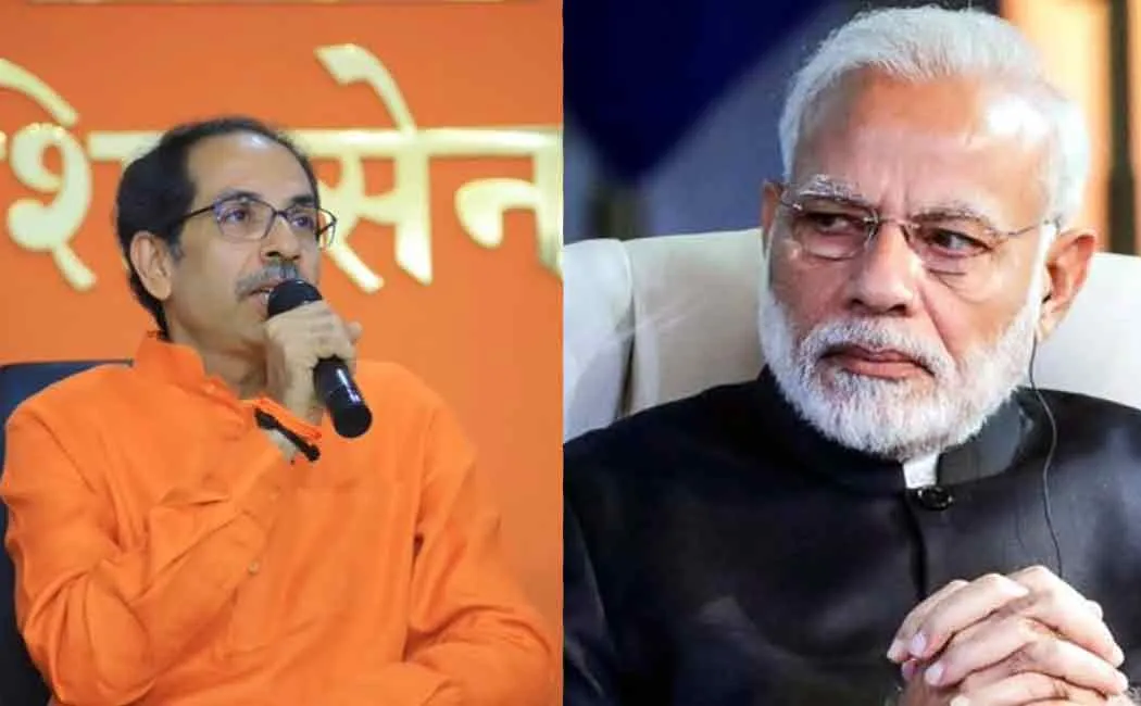 Devendra Fadnavis letter to Uddhav Thackeray demanding inclusion of Modi photos government ads