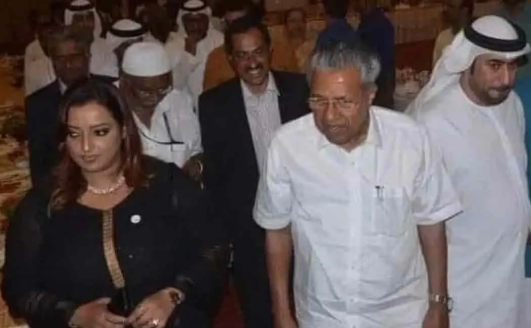 pinarayi vijayan relationship with uae diplomat