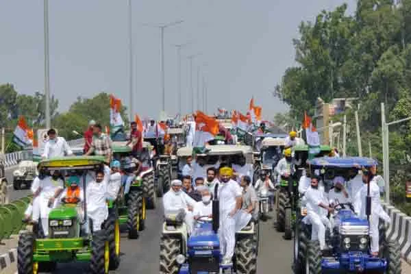 farmers are firm about tractor rally