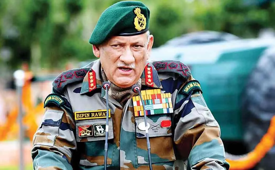 bipin rawat about leadership qualities and ongoing caa issues