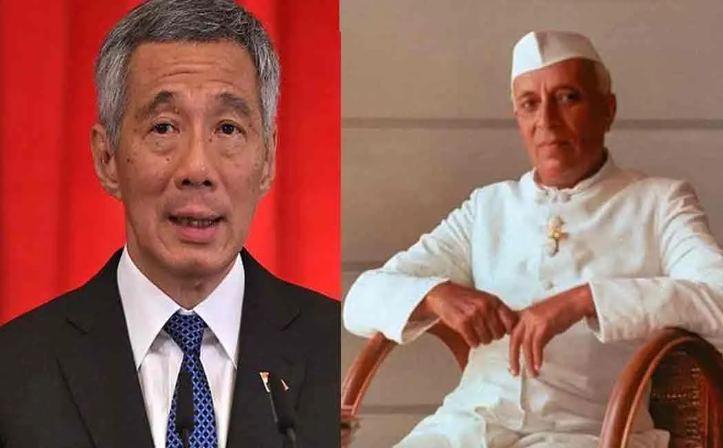 singapore pm - jawarhalal nehru 