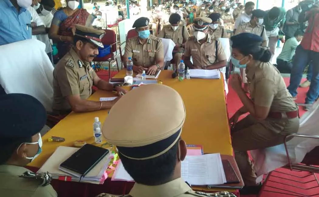 DGP Silenthrababu who received petitions directly from the police 